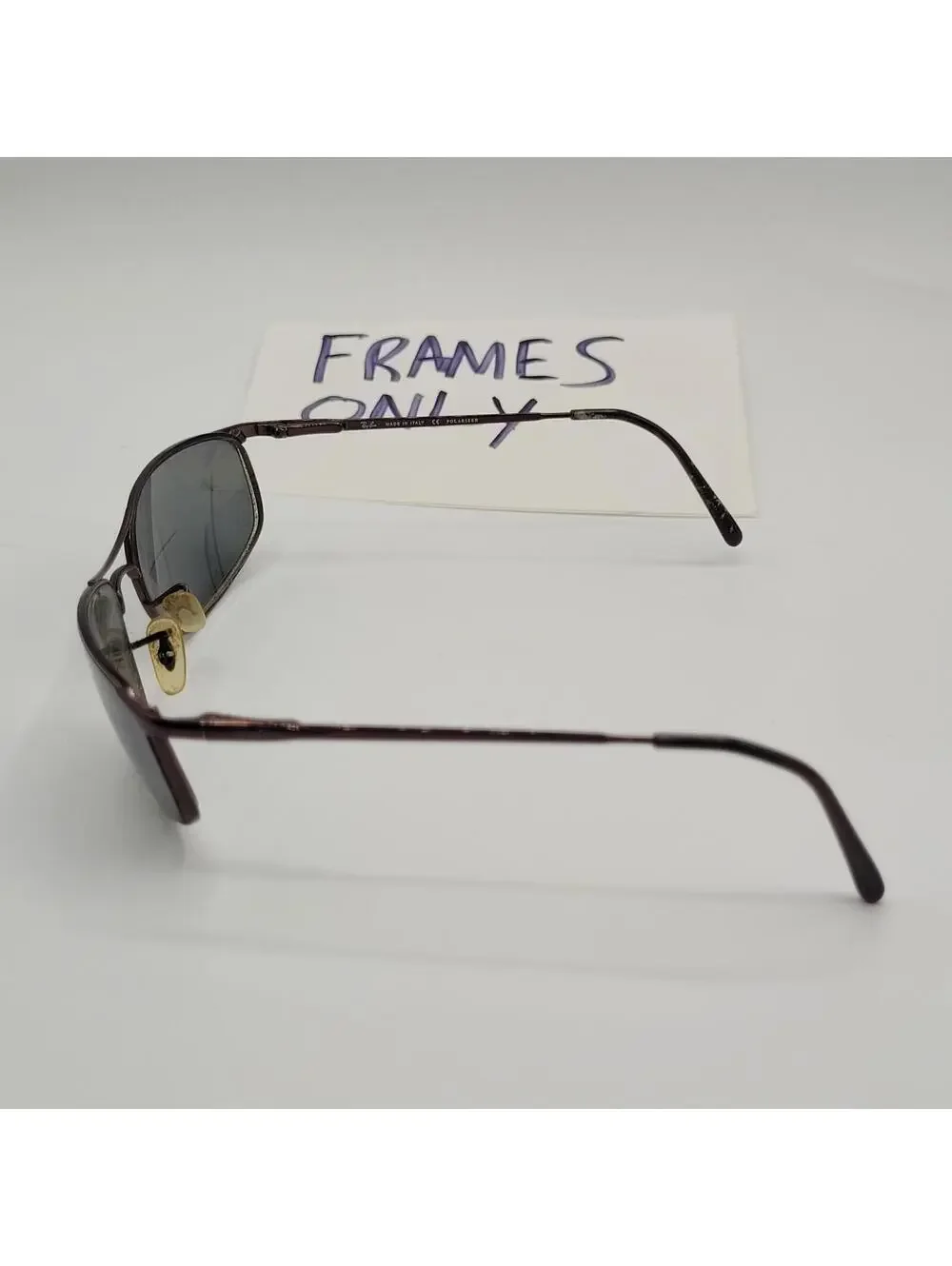 RAY BAN Sunglasses PSMR RB3147 Brown Metal FRAMES Made In Italy FRAMES ONLY